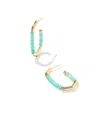 Kendra Scott Sylvia Hoop Earrings In Metallic