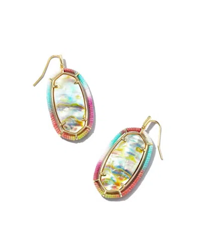 Kendra Scott Women's Threaded Elle Drop Earrings In Gold/pastel Mix In Multi
