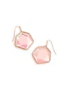 KENDRA SCOTT WOMEN'S VANESSA 14K ROSE GOLD & GLASS DROP EARRINGS