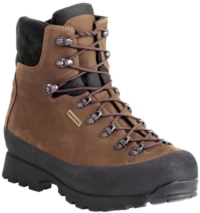 Pre-owned Kenetrek 7 Inch  Hardscrabble Hiker Leather Boot Med Width Waterproof With Gaiter In Brown