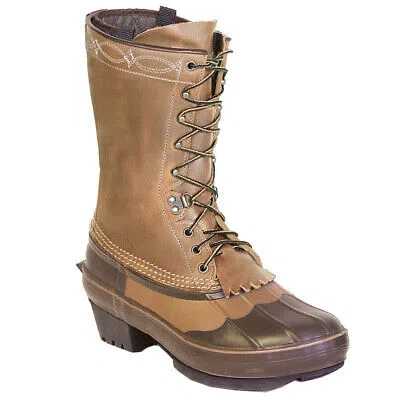 Pre-owned Kenetrek Boots | 11" Cowgirl 10 Ke-1429-l-10 (ke-l1429-10) In Brown