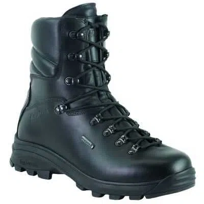 Pre-owned Kenetrek Hard Tactical Black 6.5m Mountain Boots Ke-85-tac-6.5m