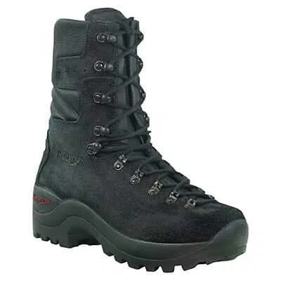 Pre-owned Kenetrek Wildland Fire Black 7.5m Work Boots Ke-420-wf-blk-7.5m