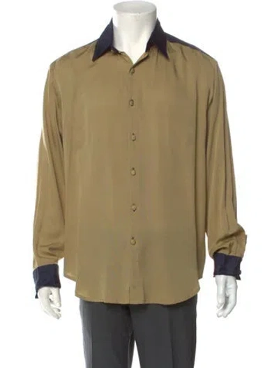 Pre-owned Keni Valenti Vintage 1990's Shirt In Neutral
