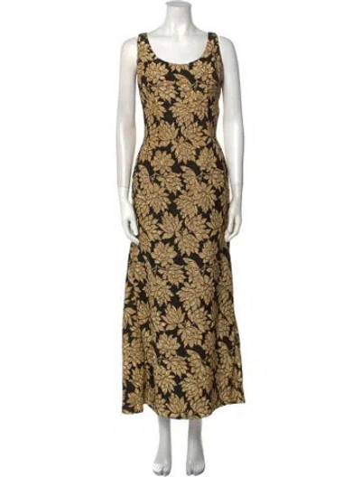 Pre-owned Keni Valenti Vintage Long Dress In Black