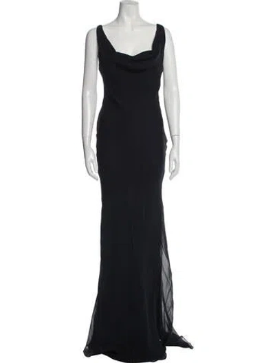 Pre-owned Keni Valenti Vintage Long Dress In Blue