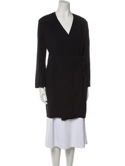 Pre-owned Keni Valenti Vintage Mini Dress In Black