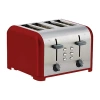 Kenmore 4-slice White Dual Control Toaster In Red