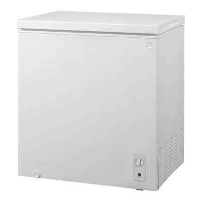 Kenmore 7 Cu. Ft. Garage Ready Chest Freezer With Adjustable Temperature Controls In Silver;chrome
