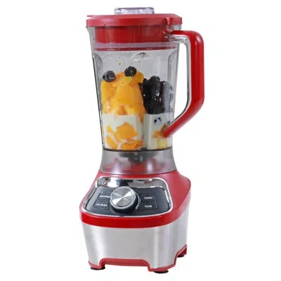 Kenmore Countertop Blender - Electric Mixer For Smoothie, Milkshake, Ice Crush With Pulse Function In Red
