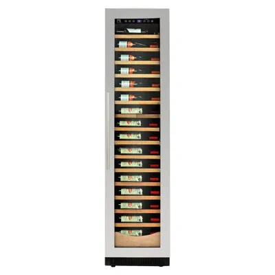 Kenmore Elite 18 Inch 112 Bottle Single Zone Compressor Wine Fridge, Built-in Or Freestanding In Black