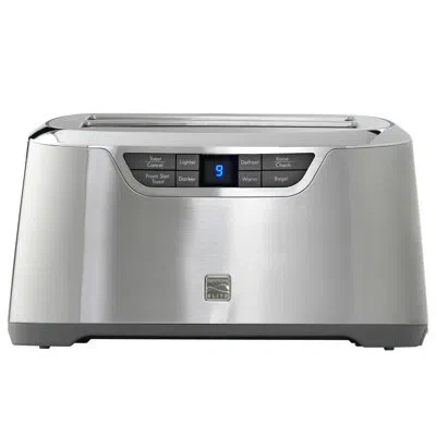 Kenmore Elite 4 Slice Toaster, Auto-lift Long Slot, Stainless Steel