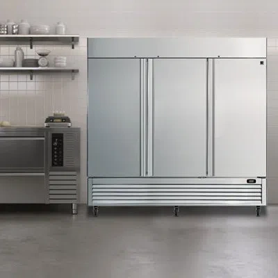 Kenmore Pro 72 Cu. Ft. Commercial Reach-in 3-door Convertible Freezer In Silver