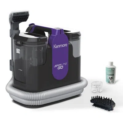 Kenmore Spotlite Go Portable Pet Carpet Cleaner - Kw1049 In Black;purple
