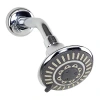 Kennedy International 8f Shower Head And Cord Set In Silver