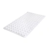 Kennedy International Mildew Proof Clear Bath Mat In White