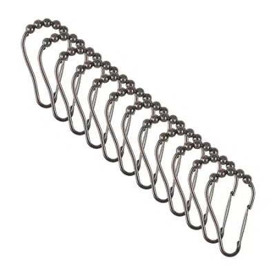 Kennedy International Shower Curtain Hooks In Brown