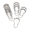 Kennedy International Shower Curtain Hooks In Silver
