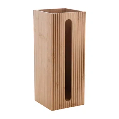 Kennedy International Tissue Box Cover In Brown