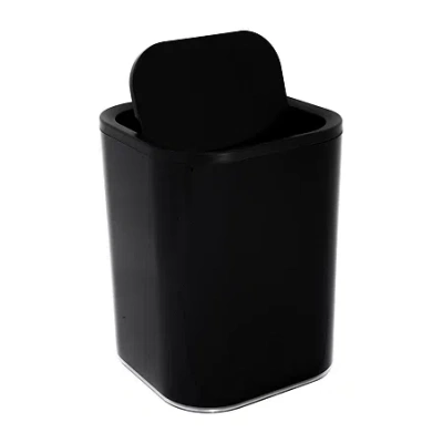 Kennedy International Trash Can In Black