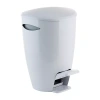 Kennedy International Trash Can In White