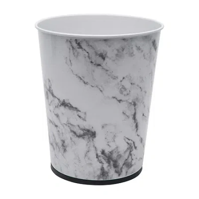 Kennedy International Trash Can In White