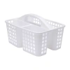 Kennedy International White Caddy Basket In Multi