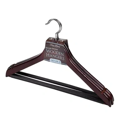 Kennedy International Wooden Hangers In Brown