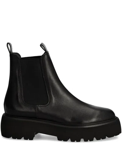 Kennel & Schmenger Elastic-panels Platform Chelsea Boots In Black