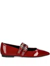 Kennel & Schmenger Jenny Ballet Flats In Red