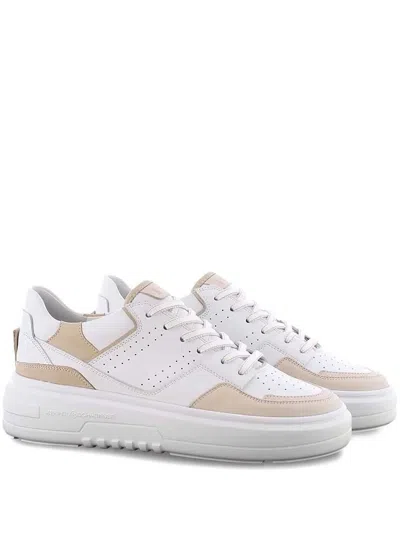 Kennel & Schmenger Leather Panelled Sneakers In White