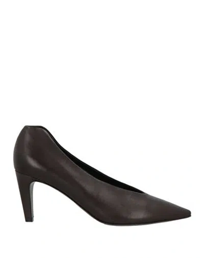 Kennel & Schmenger Woman Pumps Dark Brown Size 10 Leather