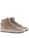 Kennel & Schmenger Zip-fastening High-top Sneakers In Brown