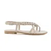 Kennel & Schmenger Fabulous Strappy Sandals In Almond In Grey