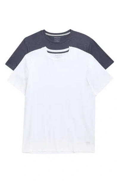 Kenneth Cole 2-pack Cotton Blend Crewneck Undershirts In Multi