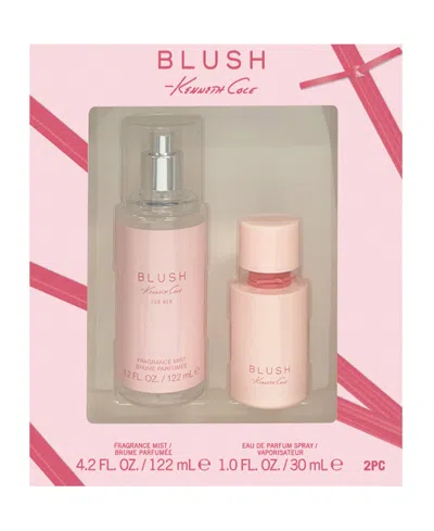 Kenneth Cole 2-piece Blush For Her Eau De Parfum Spray Gift Set In Transparent