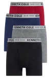 Kenneth Cole 4-pack Boxer Briefs In Multi