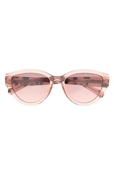 Kenneth Cole 53mm Cat Eye Sunglasses In Pink