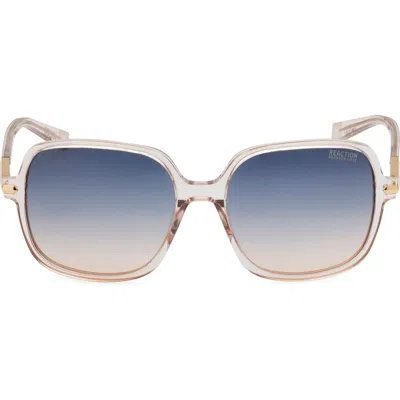 Kenneth Cole 56mm Gradient Square Sunglasses In Neutral