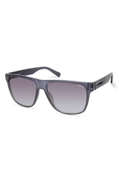 Kenneth Cole 56mm Square Sunglasses In Gray