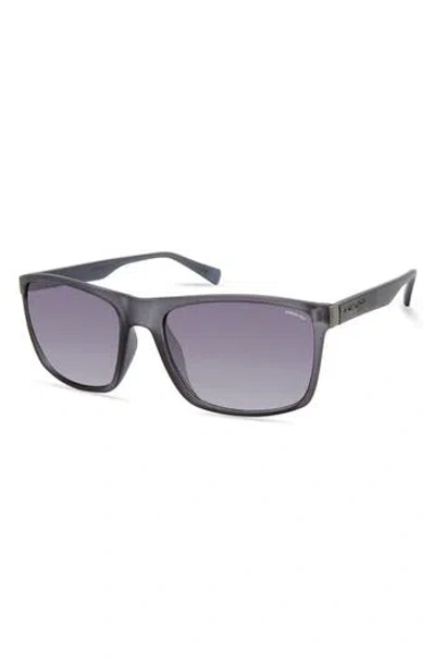 Kenneth Cole 57mm Rectangular Sunglasses