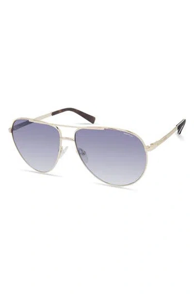 Kenneth Cole 61mm Aviator Sunglasses In Multi