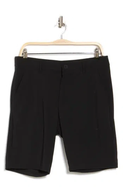 Kenneth Cole 9-inseam Golf Shorts In Black