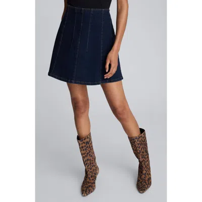 KENNETH COLE KENNETH COLE A-LINE DENIM MINISKIRT