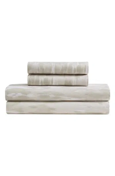 Kenneth Cole Abstract Animal Microfiber Sheet Set In Neutral