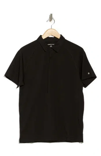 Kenneth Cole Active Performance Polo In Black