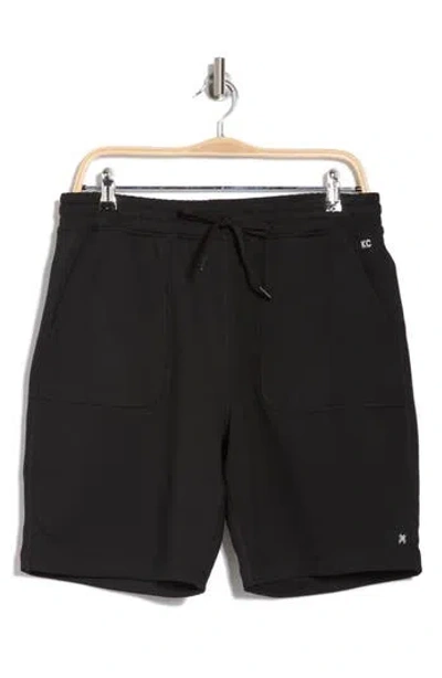 Kenneth Cole Active Scuba Jogger Shorts In Black