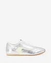 Kenneth Cole Alma Sneaker In Silver Leather