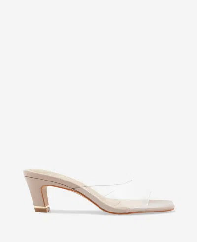 Kenneth Cole Arita Clear Open Toe Heel In Transparent