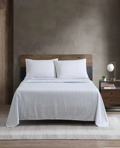 Kenneth Cole Arrow Stripe Sheet Set In Blue